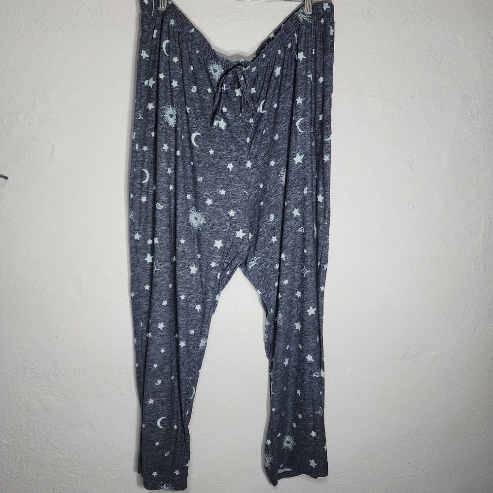 Sonoma Star Moon Print Sleep‎ Pants 2X Lounge Pajama Bottoms